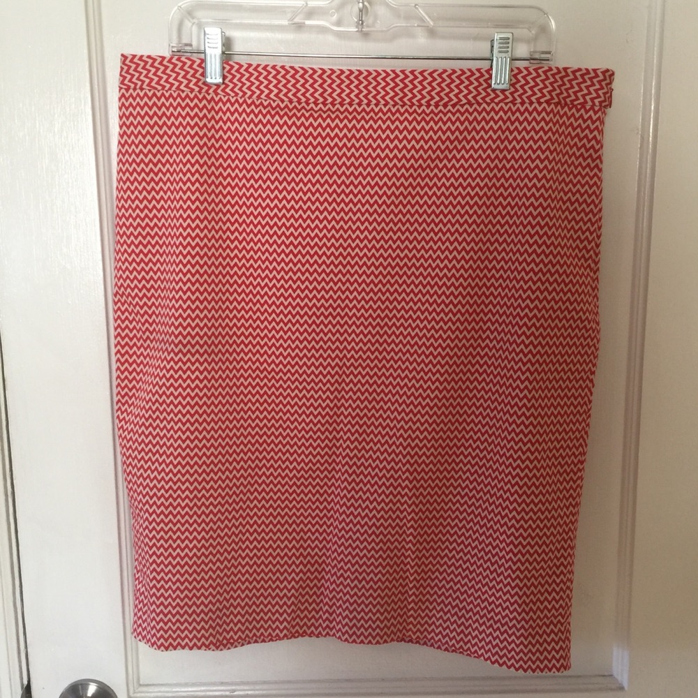 The Limited Chevron Pencil Skirt